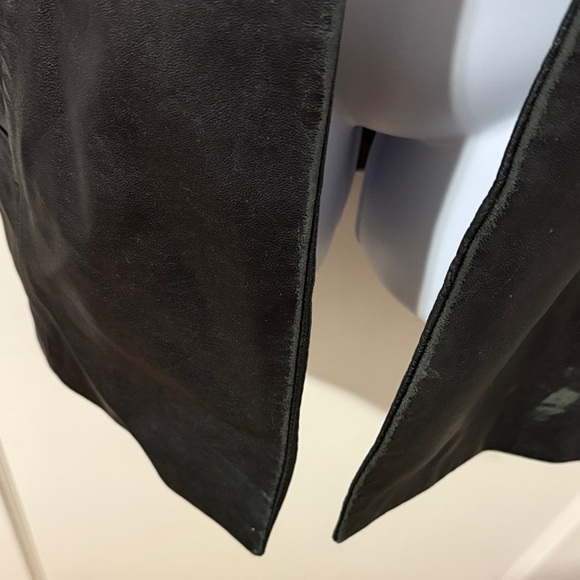 Bebe Black Leather Jacket - Picture 8 of 16